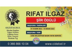 2023 Rıfat Ilgaz Şiir Ödülü