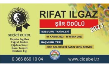 2023 Rıfat Ilgaz Şiir Ödülü