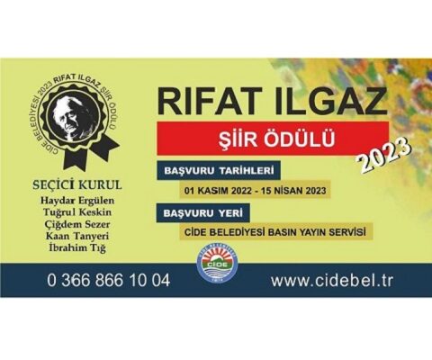 2023 Rıfat Ilgaz Şiir Ödülü