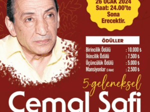 5. Cemal Safi Şiir Yarışması