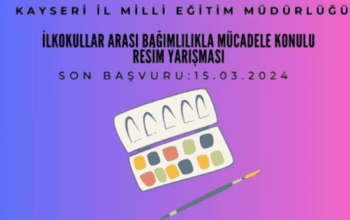 Bağımlılıkla Mücadelede Resim Yarışması