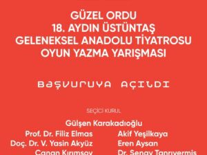 18. Aydın Üstüntaş Geleneksel Oyun Yazma