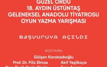 18. Aydın Üstüntaş Geleneksel Oyun Yazma