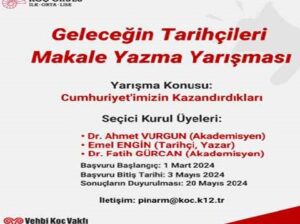 Geleceğin Tarihçileri Makale Yarışması