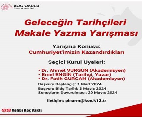 Geleceğin Tarihçileri Makale Yarışması